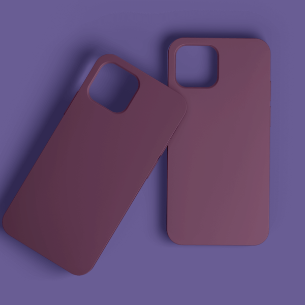 Maroon iPhone Silicone Case