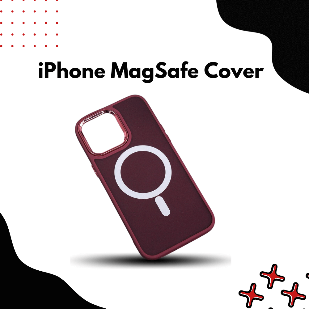 Maroon iPhone Magsafe Cover
