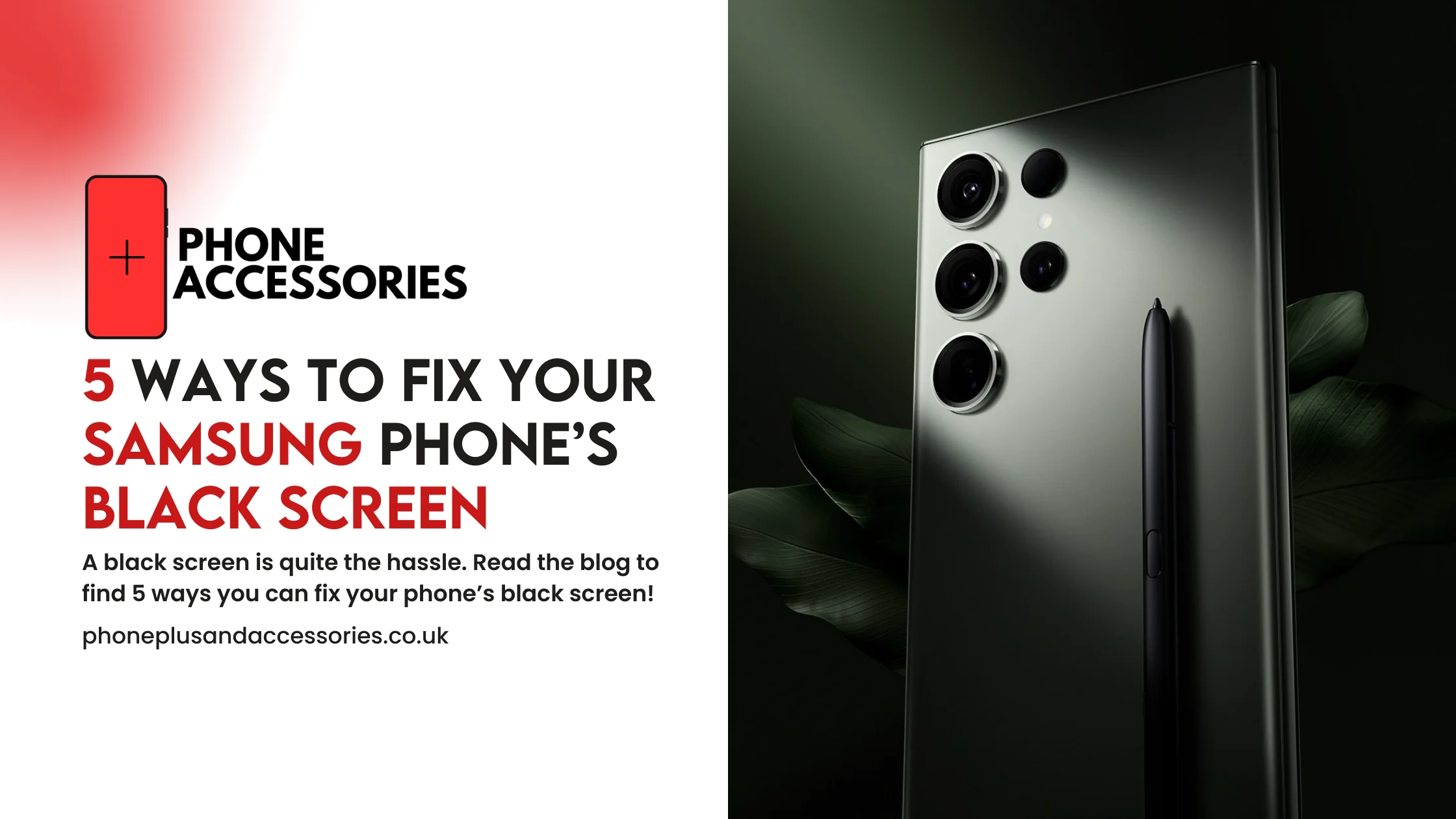 How to fix samsung's black screen